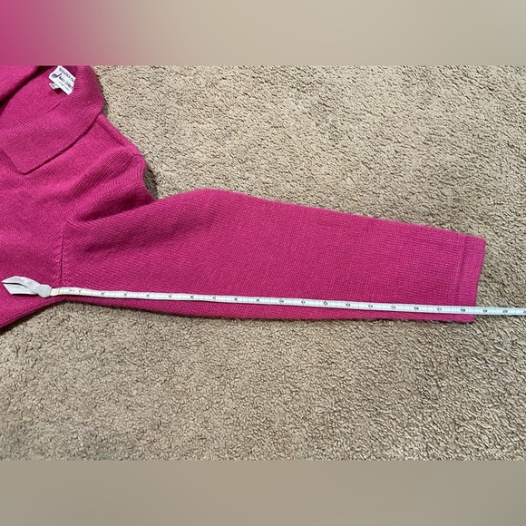 Peruvian Alpaca Full Zip Knit Sweater Women's Size L Monica's Collection Peru - Picture 5 of 8